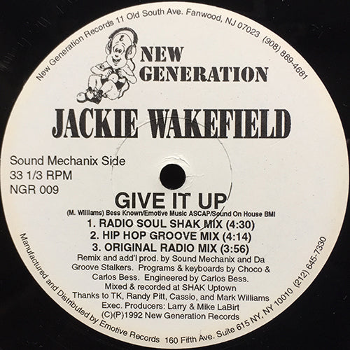 JACKIE WAKEFIELD // GIVE IT UP (5VER)