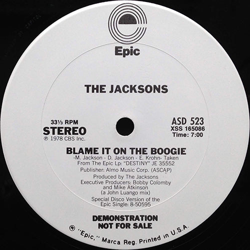 JACKSONS // BLAME IT ON THE BOOGIE (7:00)