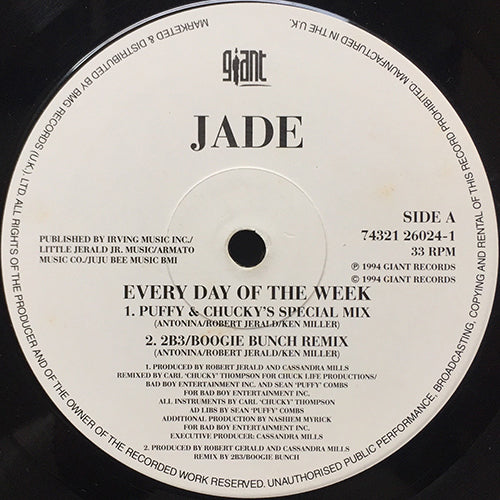 JADE // EVERYDAY OF THE WEEK (3VER) / 5-4-3-2 – next records japan