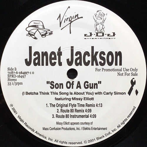 JANET JACKSON with CARLY SIMON // SON OF A GUN (I BETCHA THINK THIS SONG IS ABOUT YOU) (10VER)
