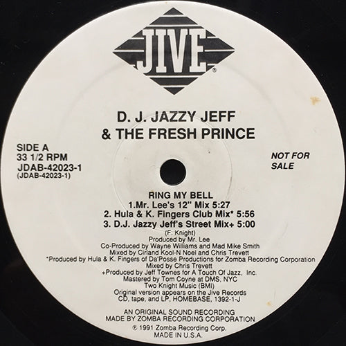 JAZZY JEFF & FRESH PRINCE // RING MY BELL (5VER)