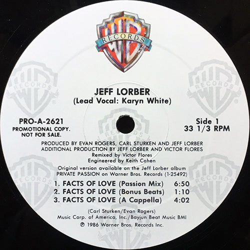 JEFF LORBER feat. KARYN WHITE // FACTS OF LOVE (PASSION MIX) (6VER)