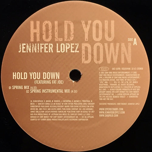 JENNIFER LOPEZ feat. FAT JOE // HOLD YOU DOWN (SPRING MIX) (6VER)