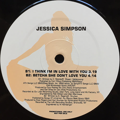 JESSICA SIMPSON // TAKE MY BREATH AWAY (2VER) / I THINK I'M IN LOVE WITH YOU / BETCHA SHE DON'T LOVE YOU