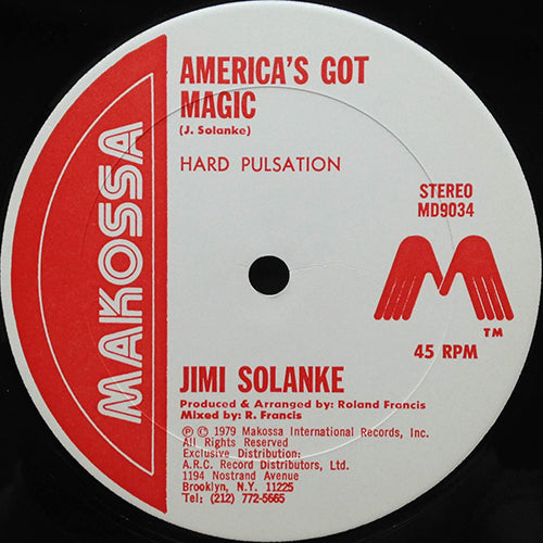 JIMI SOLANKE // AMERICA'S GOT MAGIC