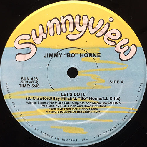 JIMMY "BO" HORNE // LET'S DO IT (5:45) / (DUB) (8:10)