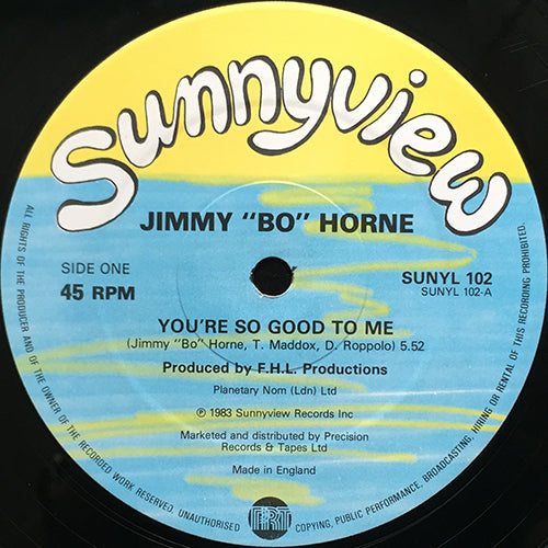 JIMMY "BO" HORNE // YOU'RE SO GOOD TO ME (5:52) / (VOCAL) (6:15) / (INST) (7:55)
