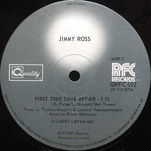 JIMMY ROSS // FIRST TRUE LOVE AFFAIR (7:15/5:59)