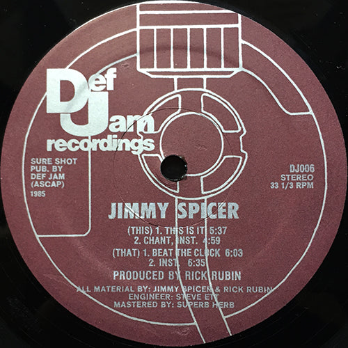 JIMMY SPICER // THIS IS IT (2VER) / BEAT THE CLOCK (2VER) – next