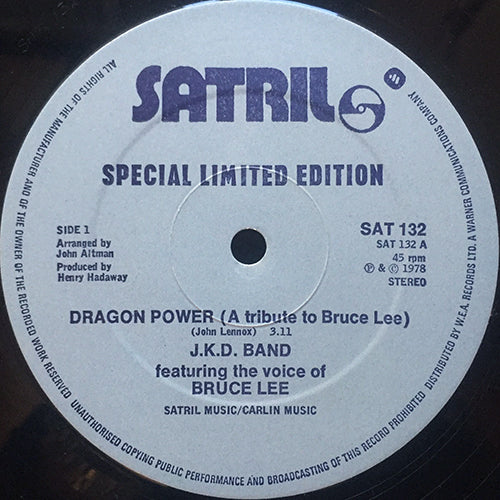J.K.D. BAND feat. The Voice Of BRUCE LEE // DRAGON POWER (A TRIBUTE TO BRUCE LEE) (3:11) / PART II (5:03)
