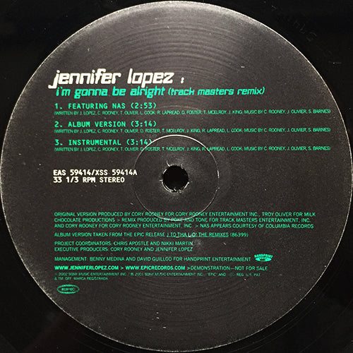 JENNIFER LOPEZ feat. NAS // I'M GONNA BE ALRIGHT (2VER)