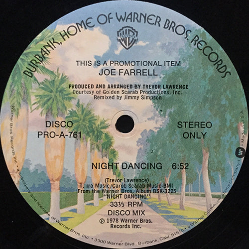JOE FARRELL // NIGHT DANCING (6:52)