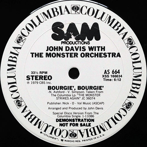 JOHN DAVIS WITH THE MONSTER ORCHESTRA // BOURGIE', BOURGIE' (6:12)