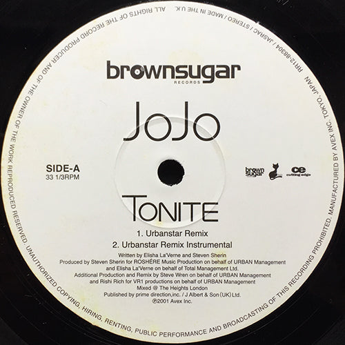 JOJO // TONITE (4VER)