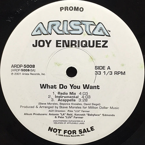 JOY ENRIQUEZ // WHAT DO YOU WANT (3VER)