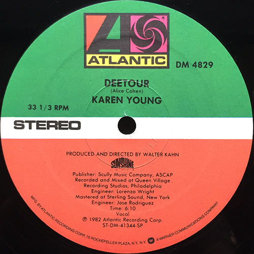 KAREN YOUNG // DEETOUR (6:10) / DON'T SAY GOODBYE (2:30)