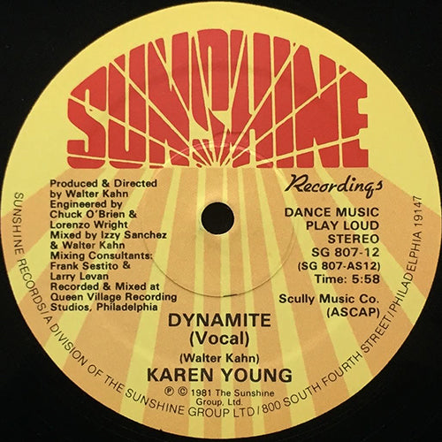 KAREN YOUNG // DYNAMITE (5:58) / INST (7:37)