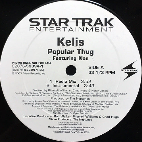 KELIS feat. NAS // POPULAR THUG (4VER)