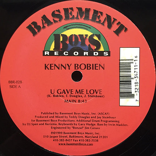 KENNY BOBIEN // U GAVE ME LOVE (2VER)