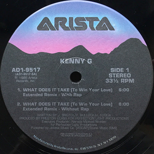 KENNY G // WHAT DOES IT TAKE (TO WIN YOUR LOVE) (3VER)