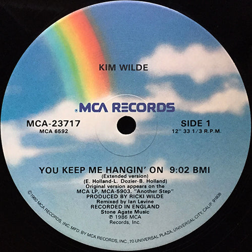 KIM WILDE // YOU KEEP ME HANGIN' ON (9:02/4:13) / LOVING YOU (4:57)
