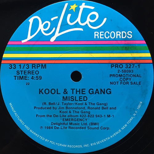 KOOL & THE GANG // MISLED (REMIX) (5:35) / (7" VERSION) (3:59)
