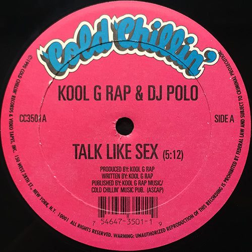 KOOL G RAP & DJ POLO // TALK LIKE SEX / F*@K U MAN – next records