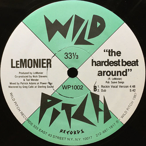 LeMONIER // THE HARDEST BEAT AROUND (4VER)