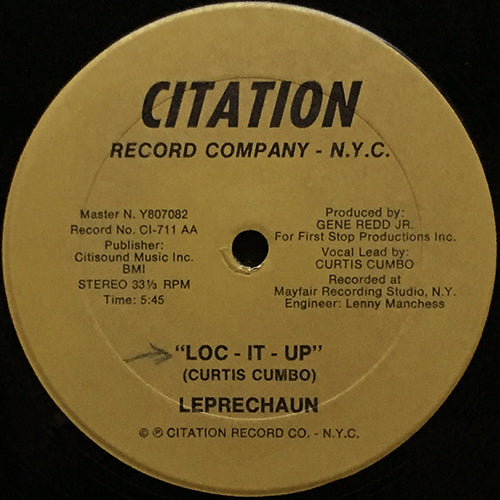 LEPRECHAUN // LOC IT UP (5:45) / PARTY FREAKS (5:54)
