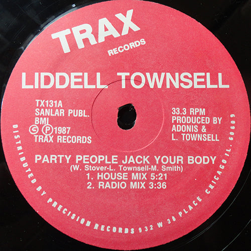 LIDDELL TOWNSELL // PARTY PEOPLE JACK YOUR BODY (4VER)