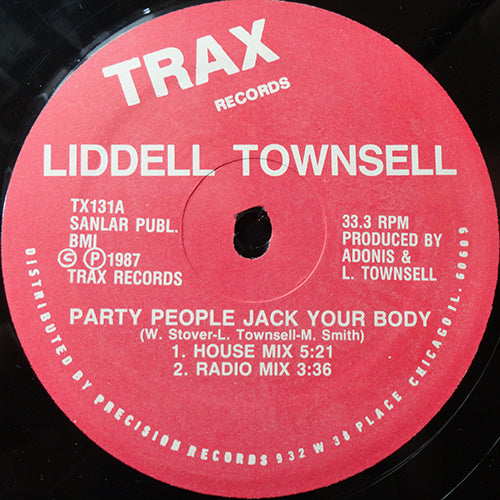 LIDDELL TOWNSELL // PARTY PEOPLE JACK YOUR BODY (4VER)