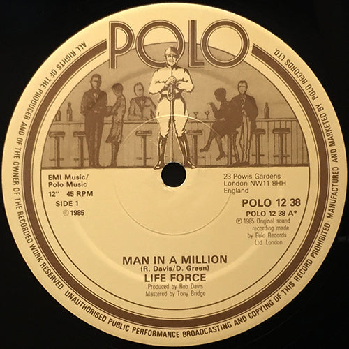 LIFE FORCE // MAN IN A MILLION (VOCAL/INST)