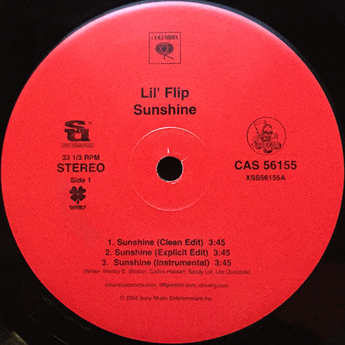 LIL' FLIP // SUNSHINE (3VER) / WE AIN'T PLAYIN' (3VER)