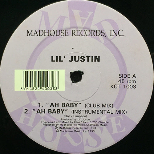 LIL' JUSTIN // AH BABY (2VER) / TRACE