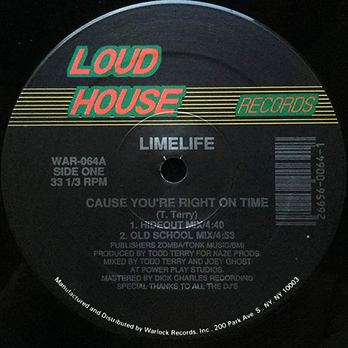 LIMELIFE // CAUSE YOU'RE RIGHT ON TIME (2VER) / I WANNA GO BANG (OLD TIME DUB) (5:21)