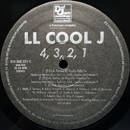 LL COOL J // 4, 3, 2, 1 (6VER)