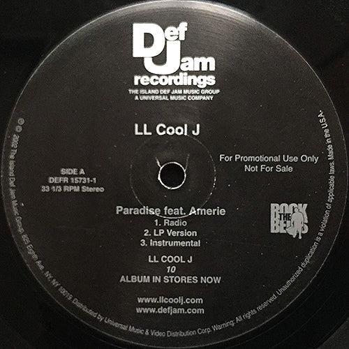 LL COOL J feat. AMERIE // PARADISE (3VER) / AFTER SCHOOL (3VER