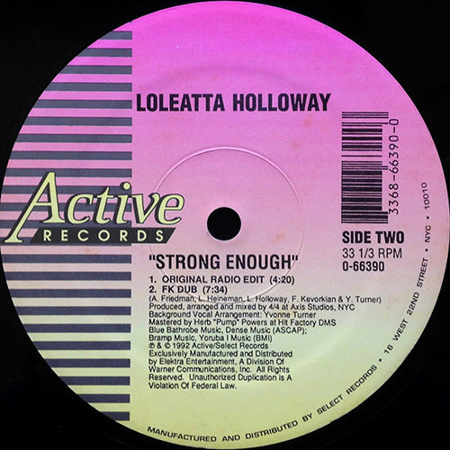 LOLEATTA HOLLOWAY // STRONG ENOUGH (5VER)