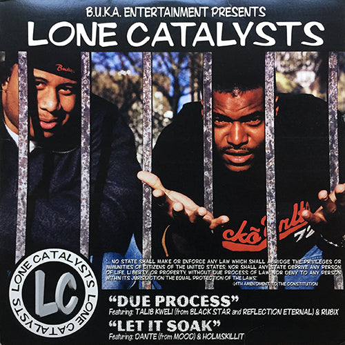 LONE CATALYSTS feat. TALIB KWELI // DUE PROCESS (3VER) / LET IT SOAK (3VER) / LONE CATALYSTS