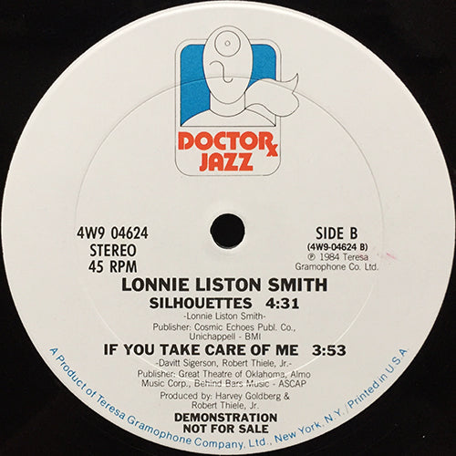 LONNIE LISTON SMITH // IF YOU TAKE CARE OF ME (6:25/3:53) / SILHOUETTES (4:31)