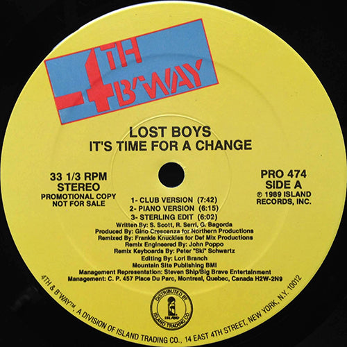 LOST BOYS // IT'S TIME FOR A CHANGE (5VER)