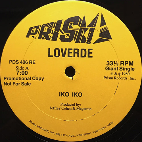LOVERDE // IKO IKO (7:00) / SAN FRANCISCO SERENADE (5:04)