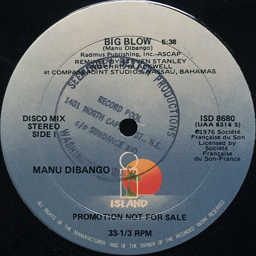 MANU DIBANGO // BIG BLOW (5:38) / ALOKO PARTY (4:10)