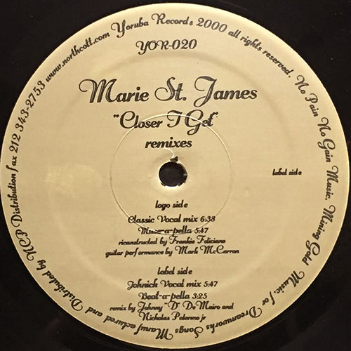 YORUBA presents MARIE ST. JAMES // CLOSER I GET (REMIX) (4VER)