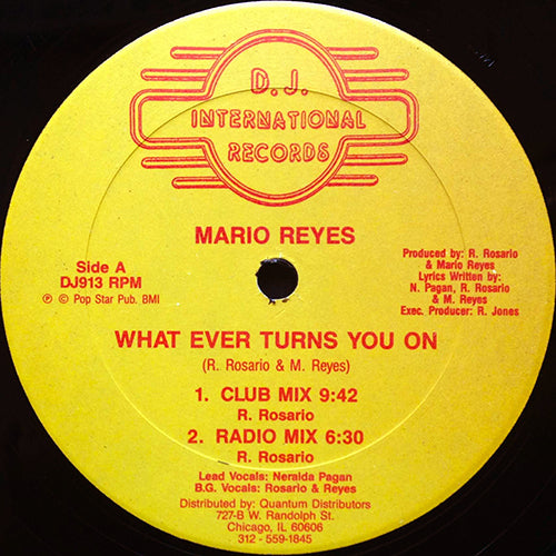 MARIO REYES // WHAT EVER TURNS YOU ON (4VER)