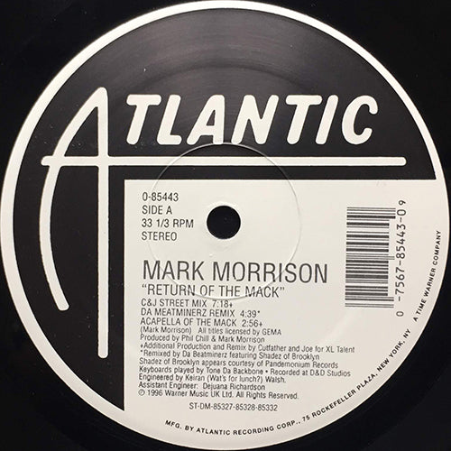 MARK MORRISON // RETURN OF THE MACK (4VER) / TRIPPIN (2VER)