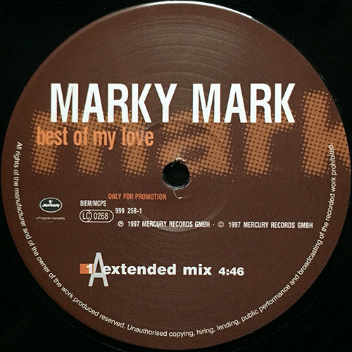 MARKY MARK // BEST OF MY LOVE (2VER)