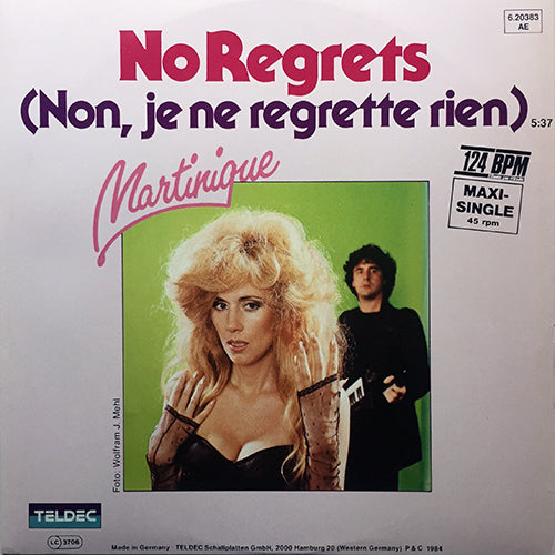 MARTINIQUE // NO REGRETS (NON, JE NE REGRETTE RIEN) (5:37) / FINAL CALL (5:23)