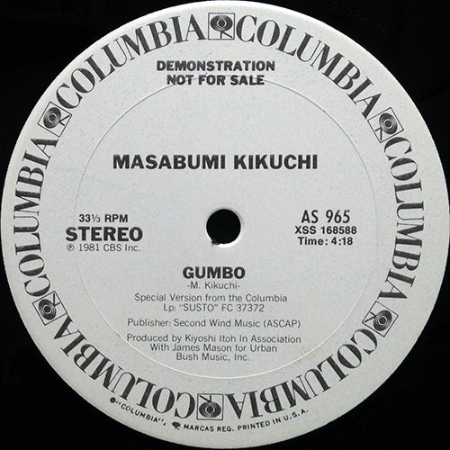 MASABUMI KIKUCHI // GUMBO (4:18)