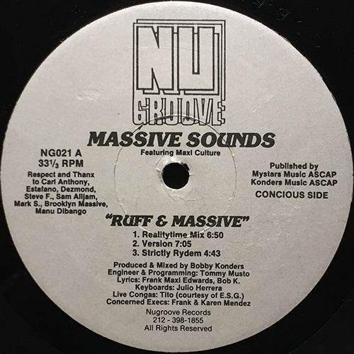 MASSIVE SOUNDS // RUFF & MASSIVE (3VER) / FREE SOUTH AFRICA (2VER)